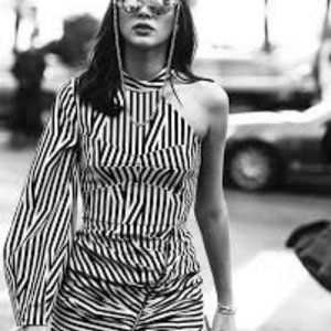 New w/tags Self Portrait Corset Dress Stripe 8